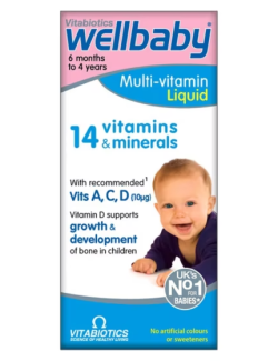 Image of Vitabiotics Wellbaby Multi-Vitamin Liquid 150ml offer Vitabiotics Wellbaby Multi-Vitamin Liquid 150ml