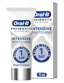 Oral-B Pro 3D White Clinical Bright Brilliance Toothpaste 75ml